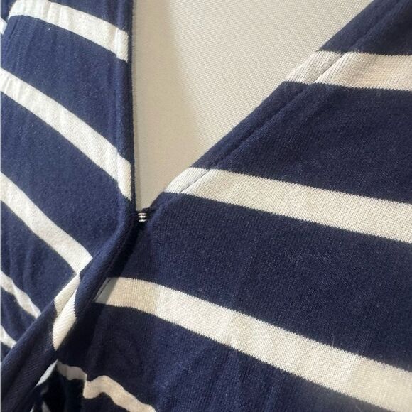 Gap navy and white striped nautical wrap romper size large - Picture 5 of 8